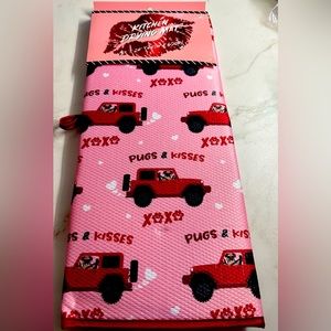 Valentines Kitchen Drying Mat